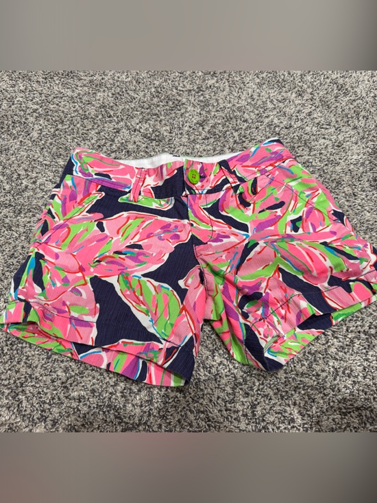 Lilly Pulitzer Pants - Lilly Pulitzer Women's Tropical Print Stretch Shorts - Pink Multi